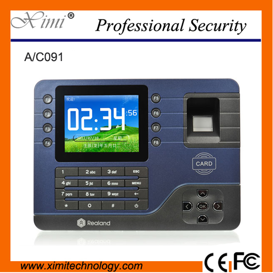 A/C091 fingerprint and card time attendance